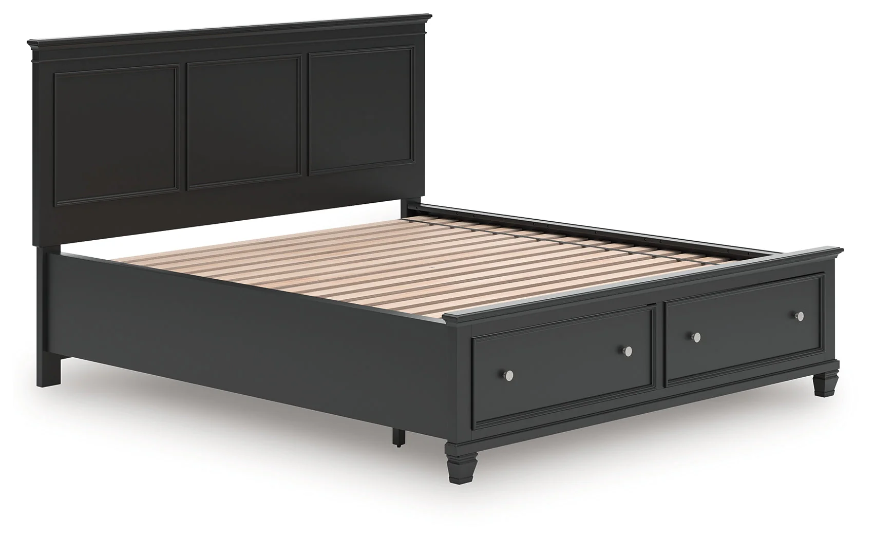 Lanolee Black California King Panel Storage Bed - Image 9
