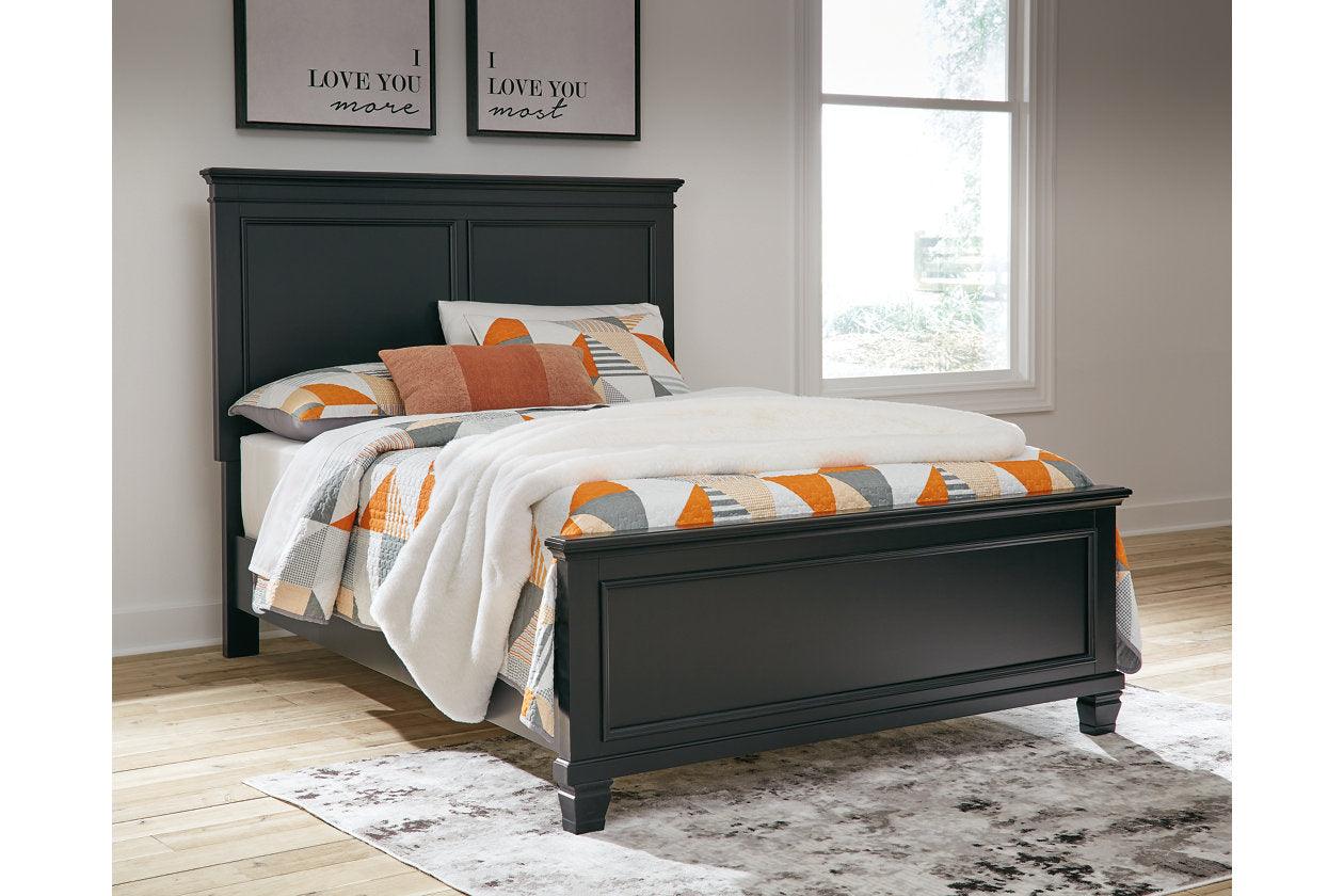 Lanolee Black Full Panel Bed - Image 2