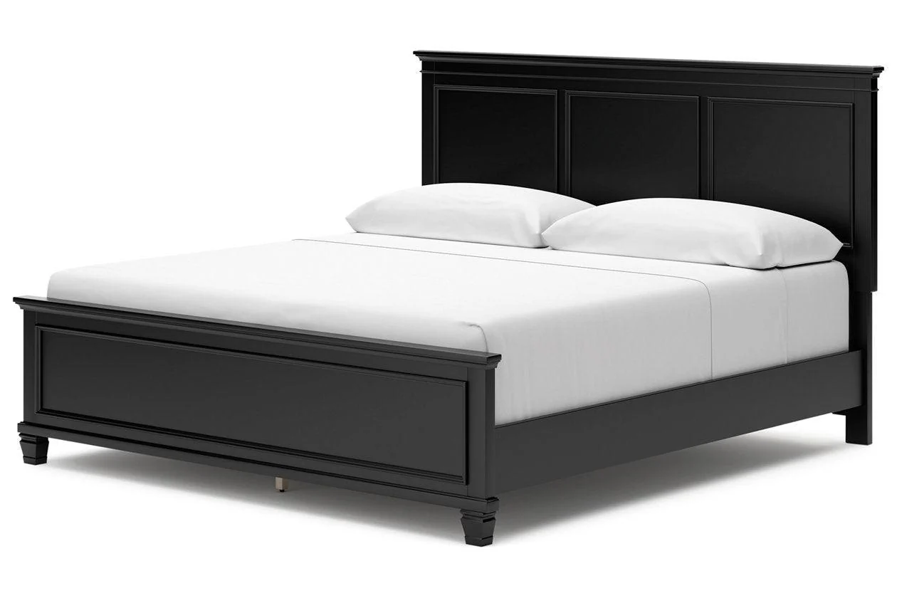 Lanolee Black King Panel Bed - Image 3