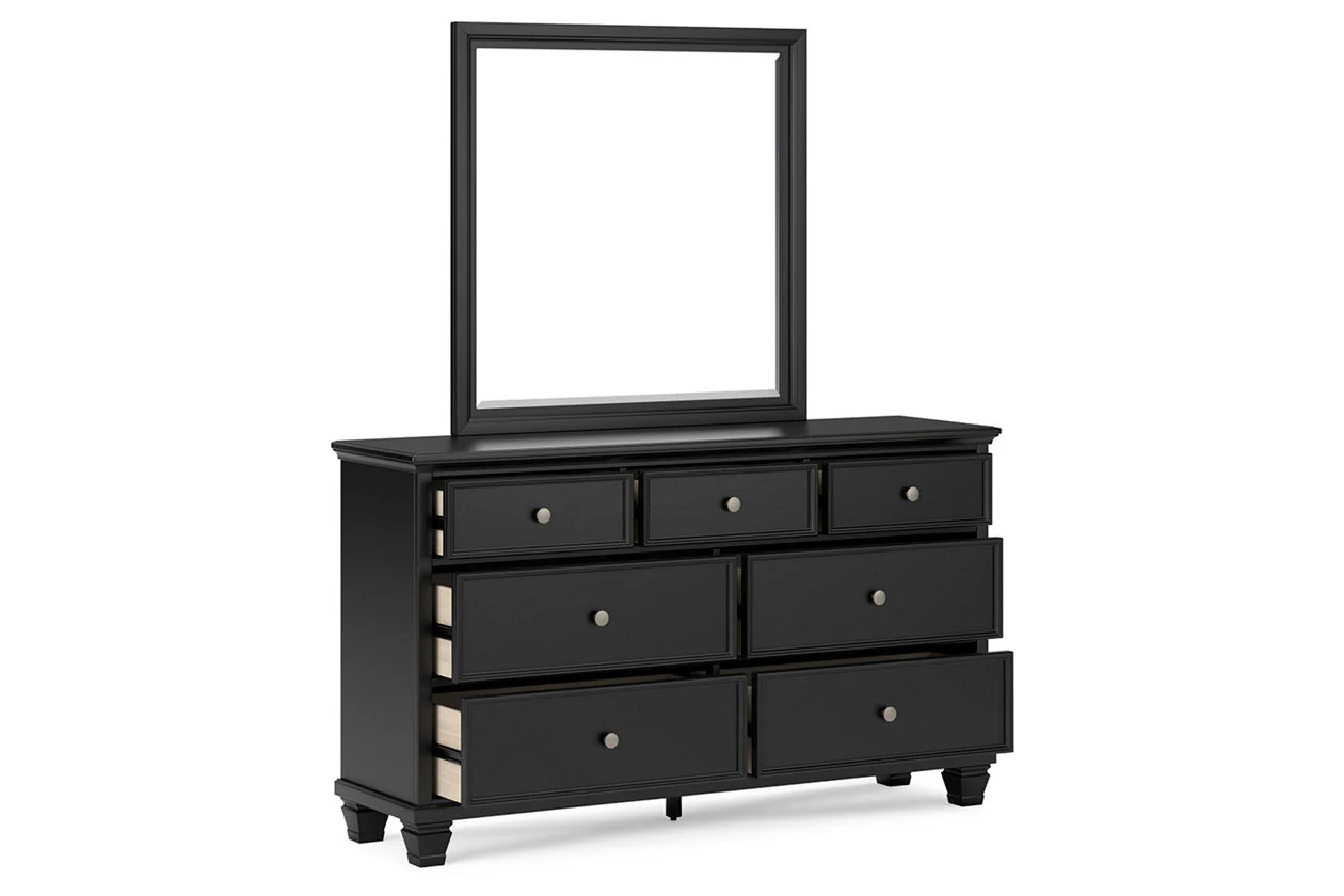 Lanolee Black Panel Bedroom Set - Image 15