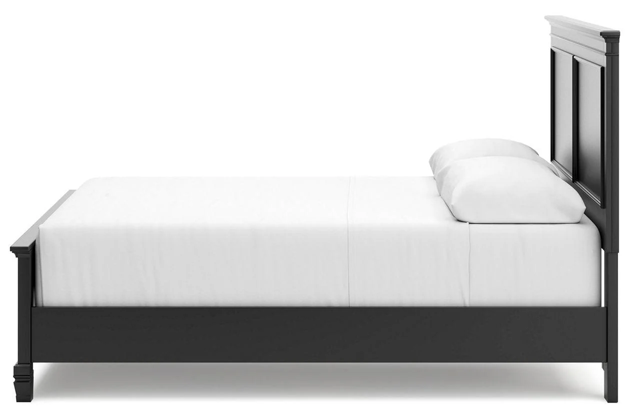 Lanolee Black Queen Panel Bed - Image 6