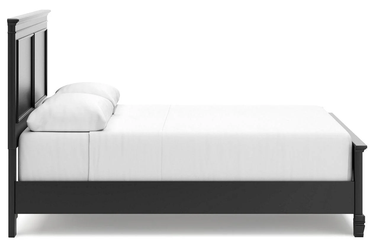 Lanolee Black Queen Panel Bed - Image 7