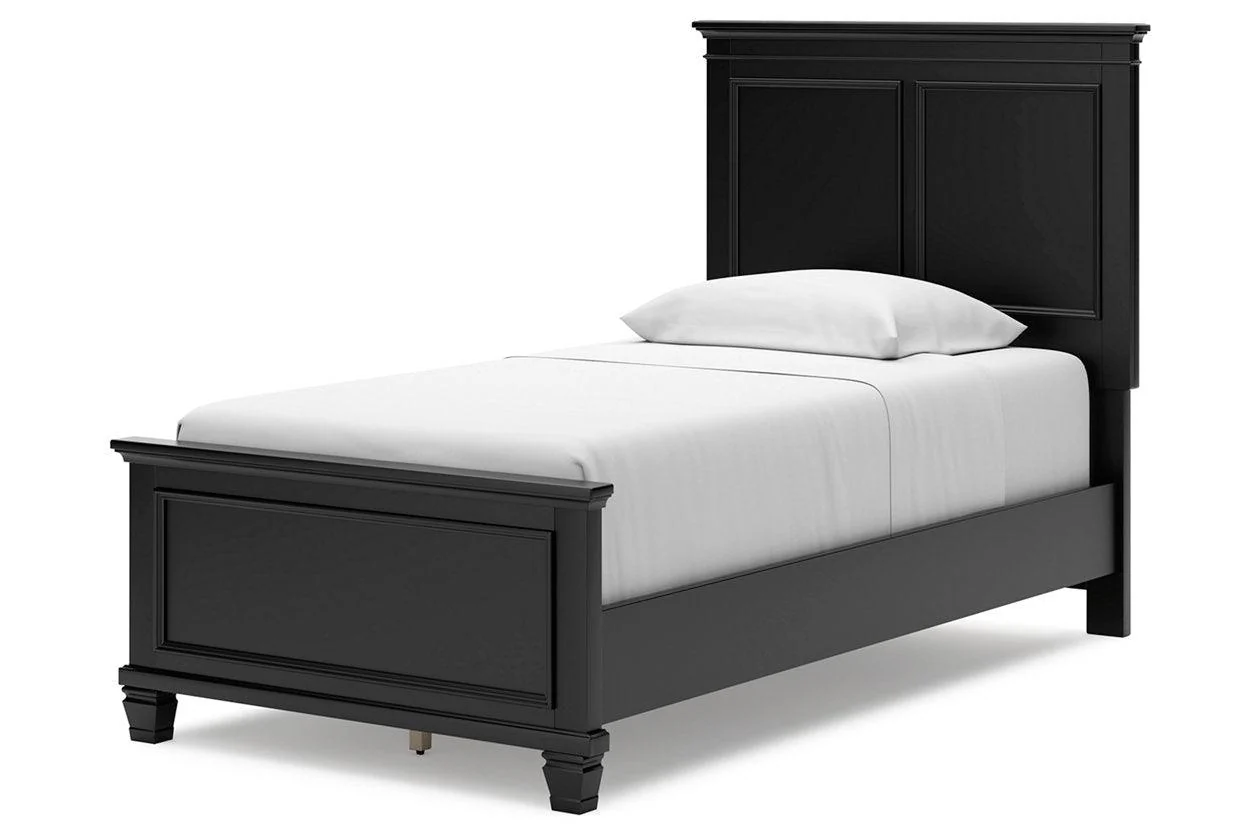 Lanolee Black Twin Panel Bed - Image 3