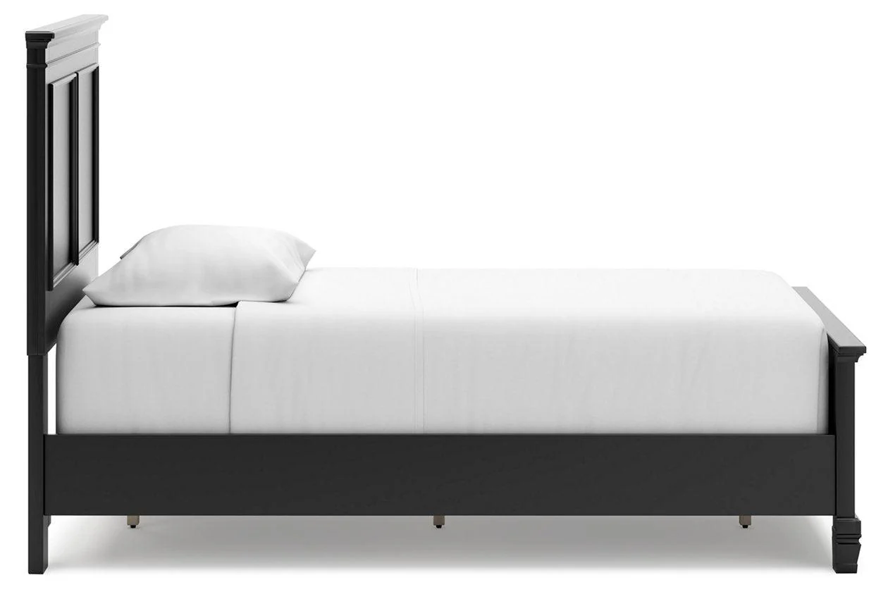 Lanolee Black Twin Panel Bed - Image 5