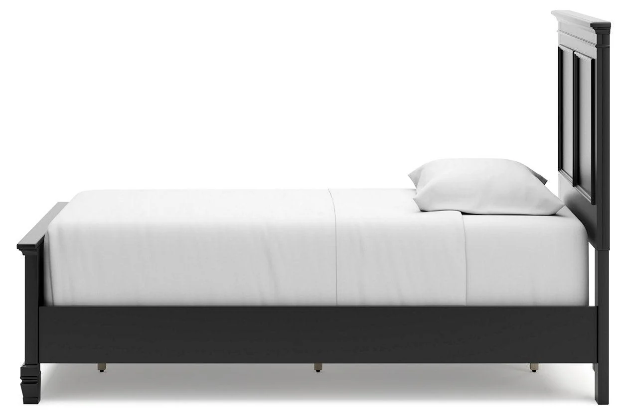Lanolee Black Twin Panel Bed - Image 7