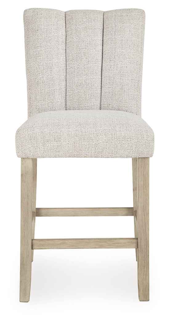 Larawyn Bisque Counter Height Barstool, Set of 2 - Image 4