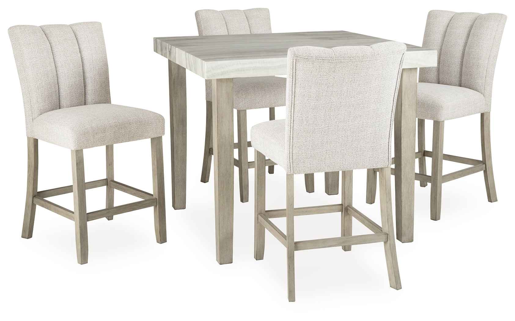 Larawyn Bisque Counter Height Set - Image 2