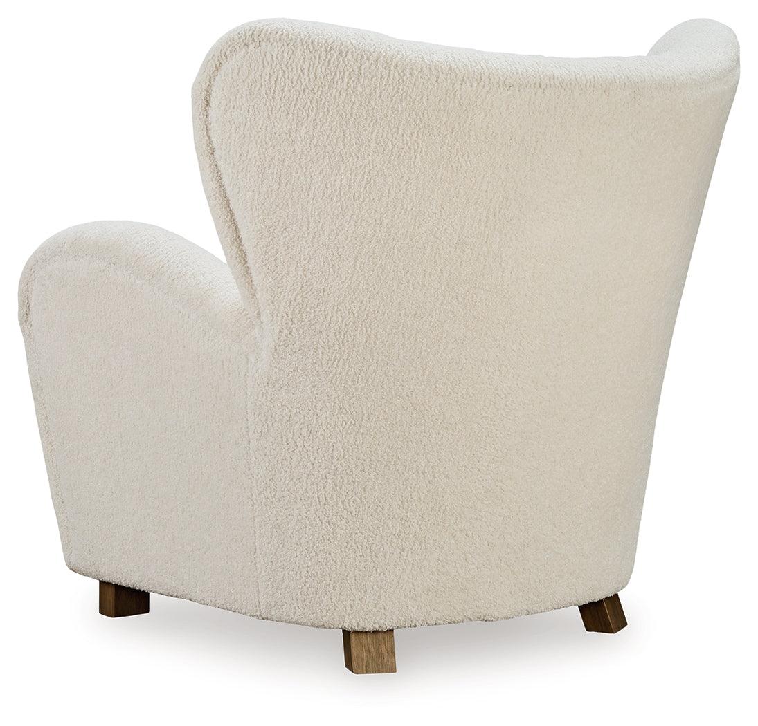 Larbell Ecru Accent Chair - Image 5