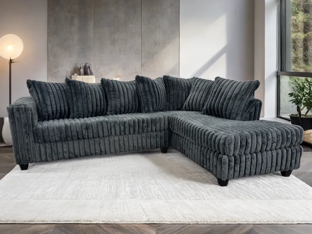 Larce Charcoal Sectional