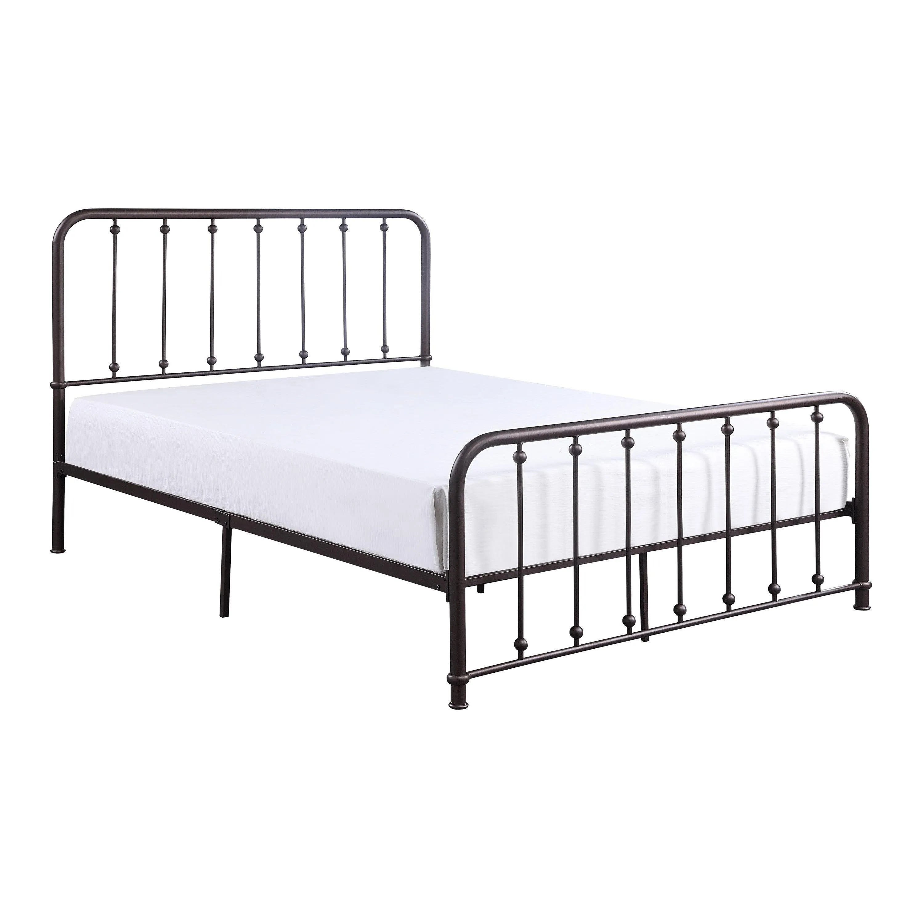 Larkspur Antique Bronze Full Metal Platform Bed - Image 3