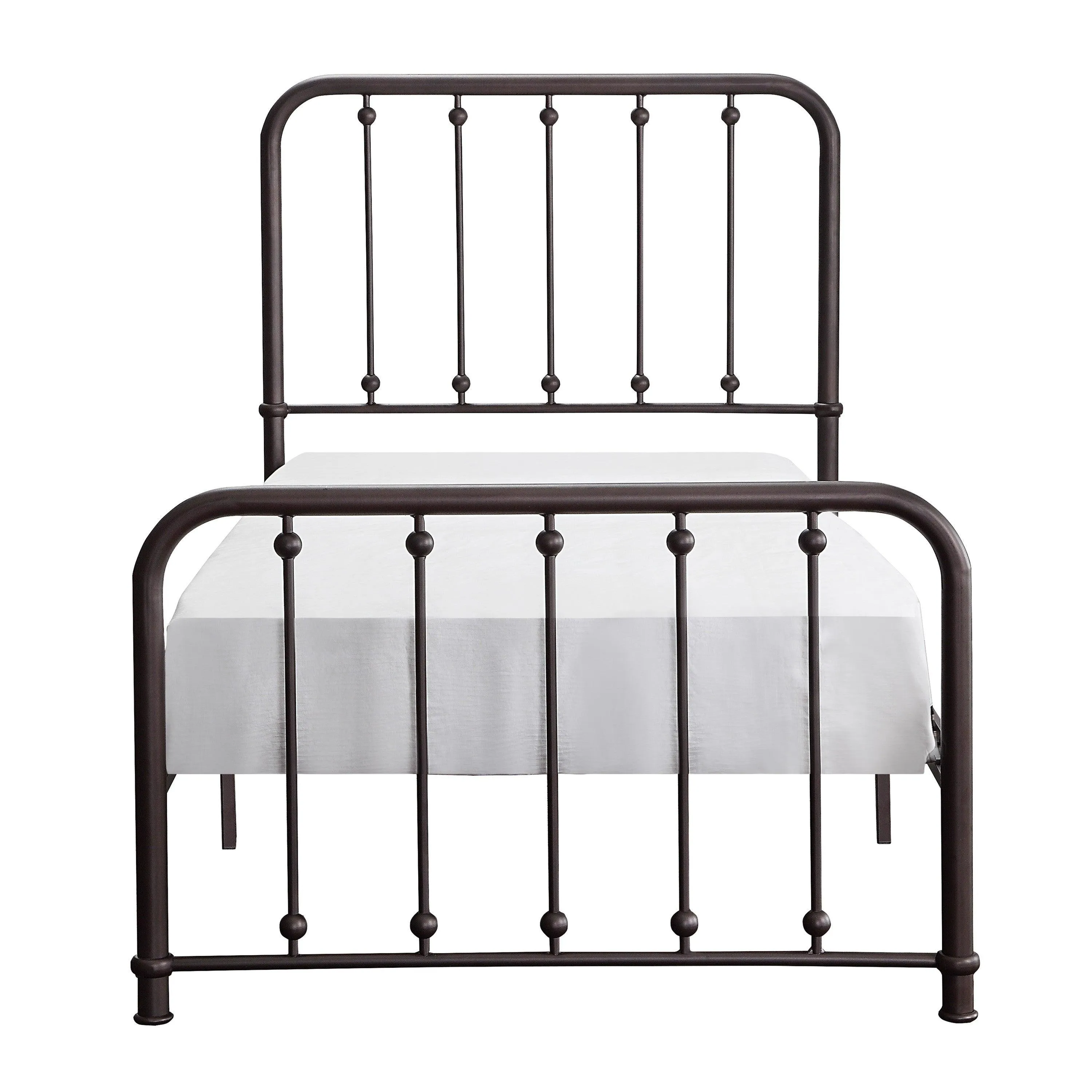 Larkspur Antique Bronze Twin Metal Platform Bed - Image 2