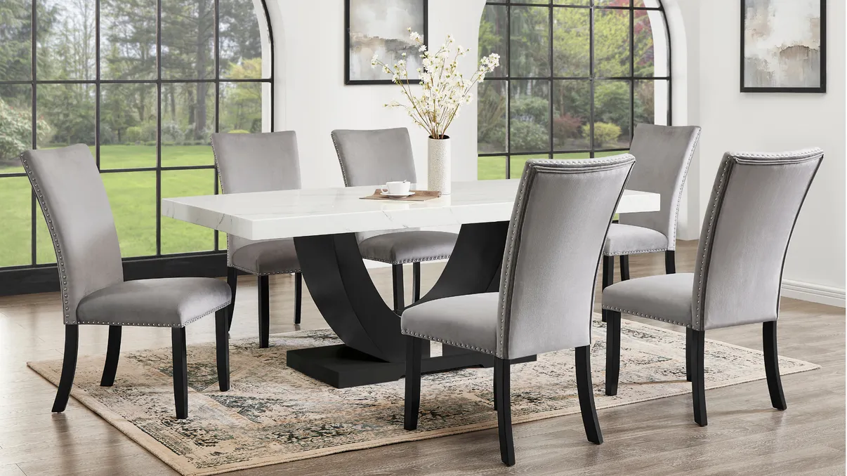 Larry Grey Dining Room Set