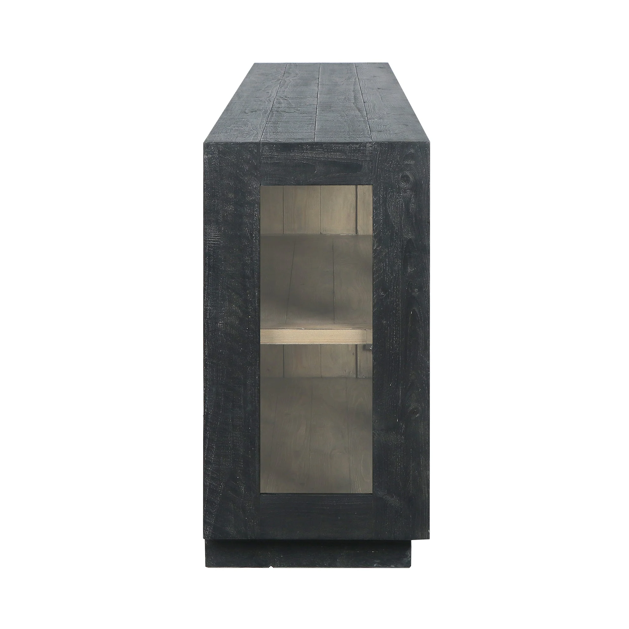 Larson 4 Door Cabinet - Carbon Black - Image 5