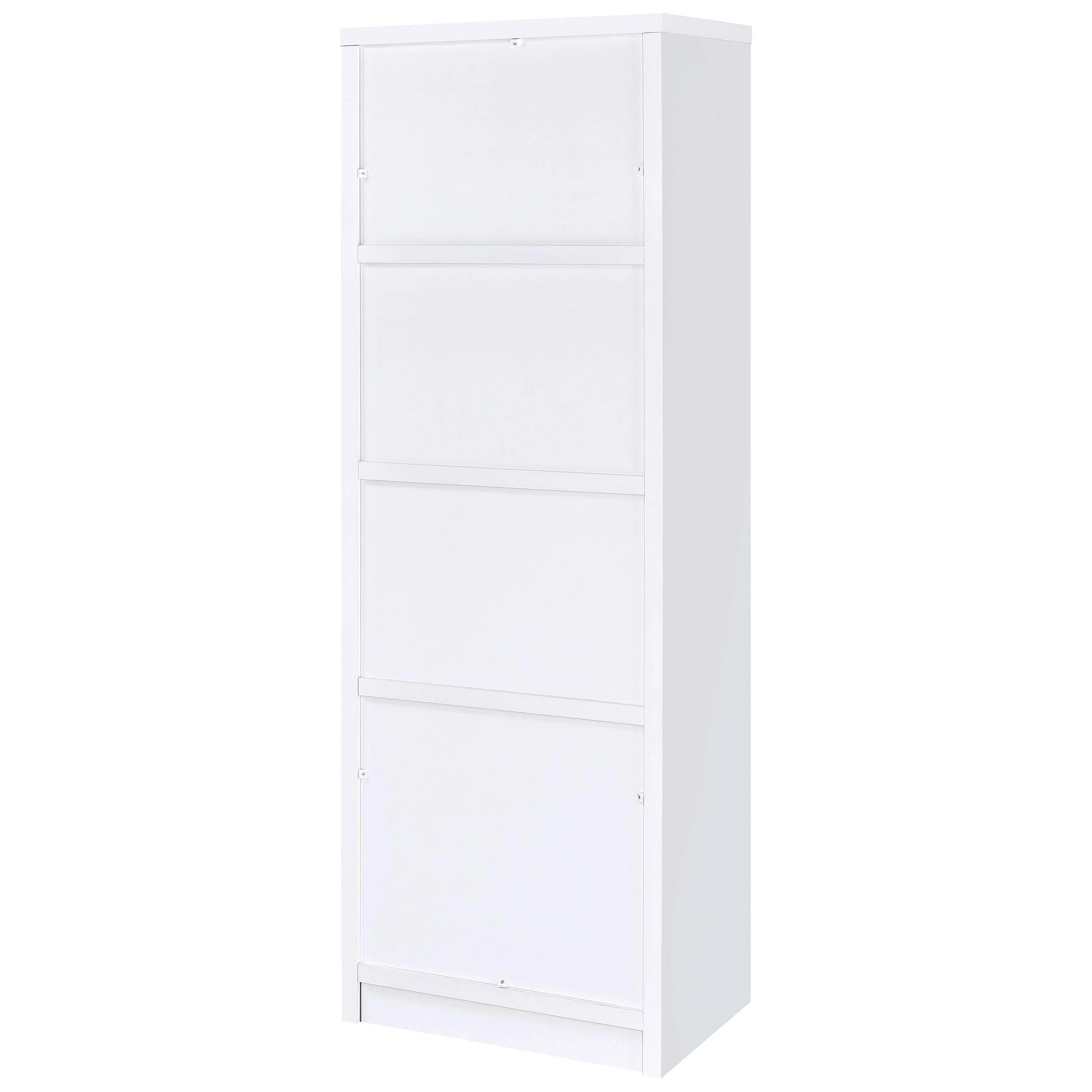Laughlin White 3-shelf Engineered Wood Media Tower - Image 9