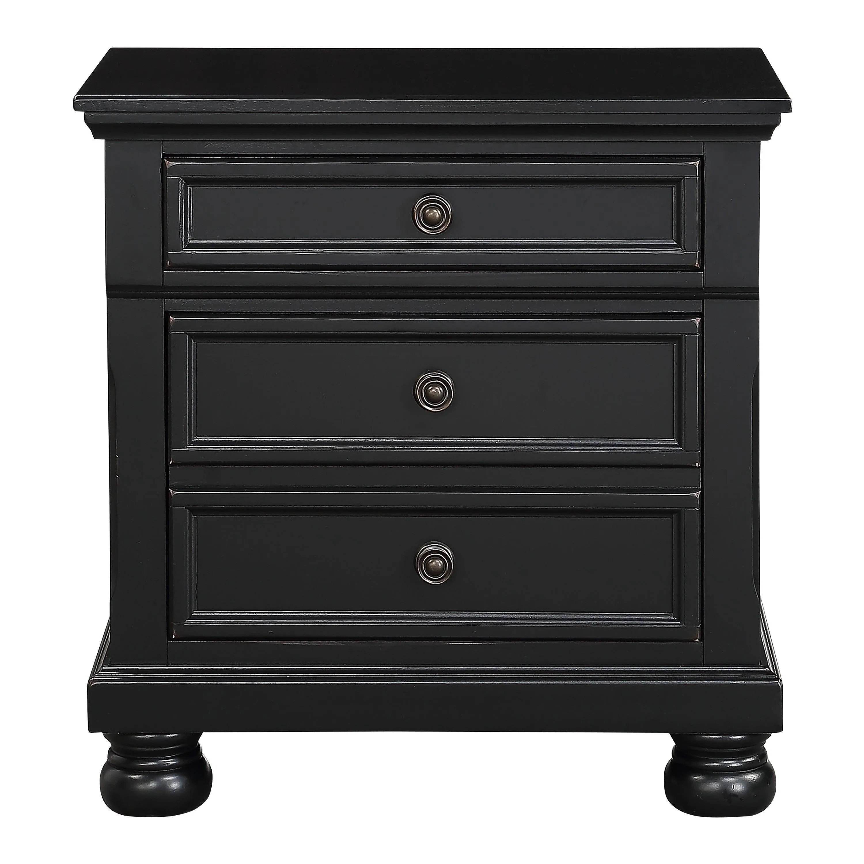Laurelin Black Nightstand - Image 4