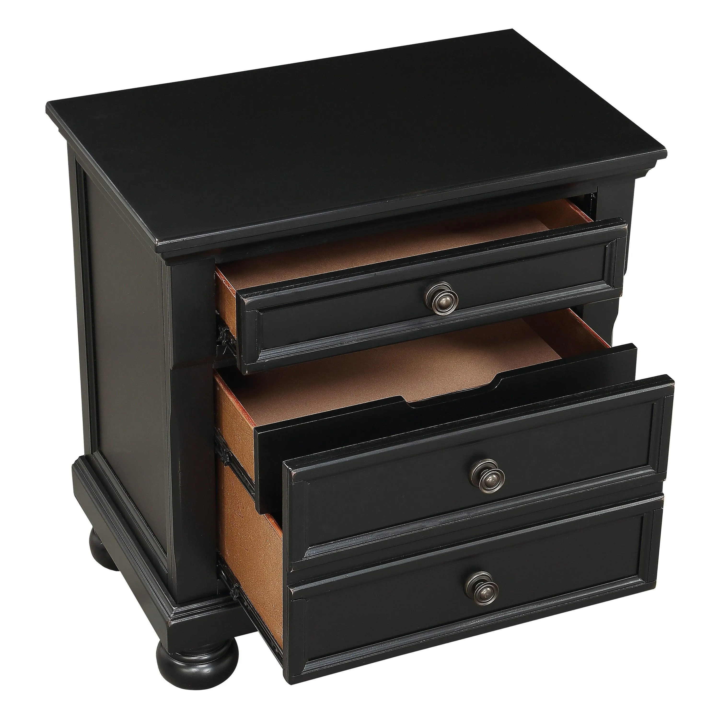 Laurelin Black Nightstand - Image 5
