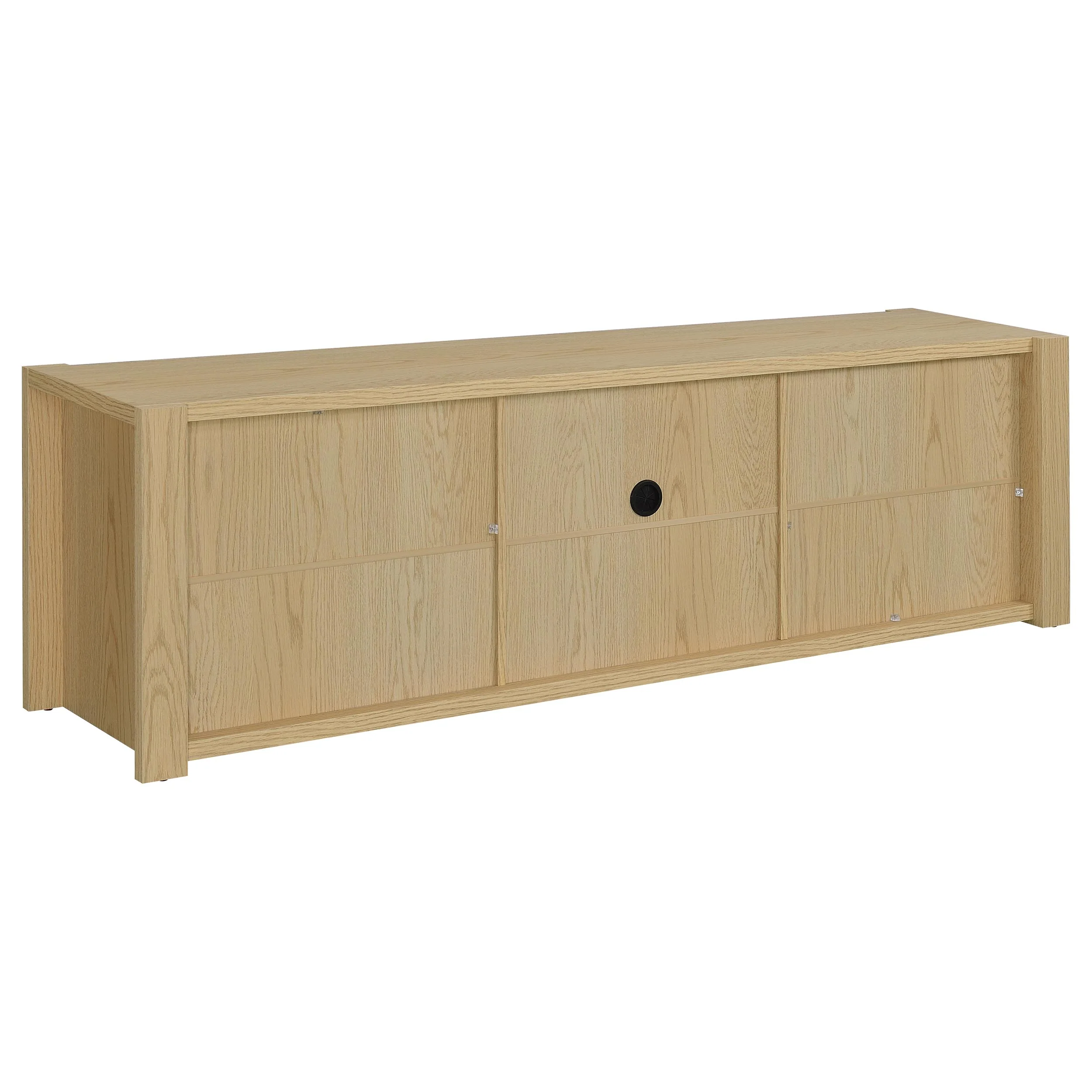 Laurelton Light Oak 78-inch 4-door TV Stand Media Console - Image 6
