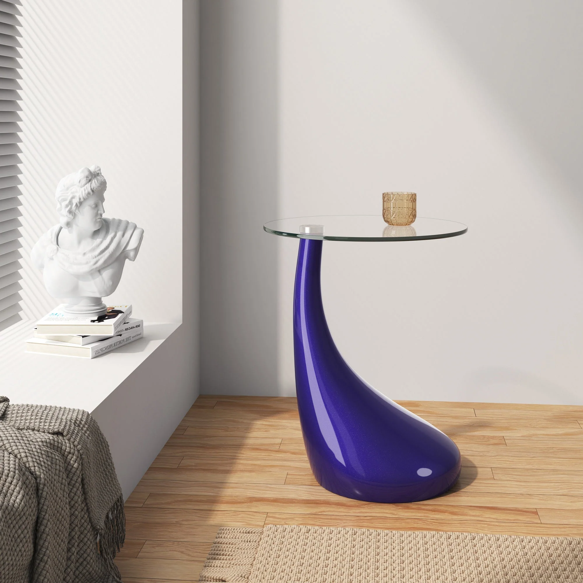 Lava Accent Table in Purple - Image 2
