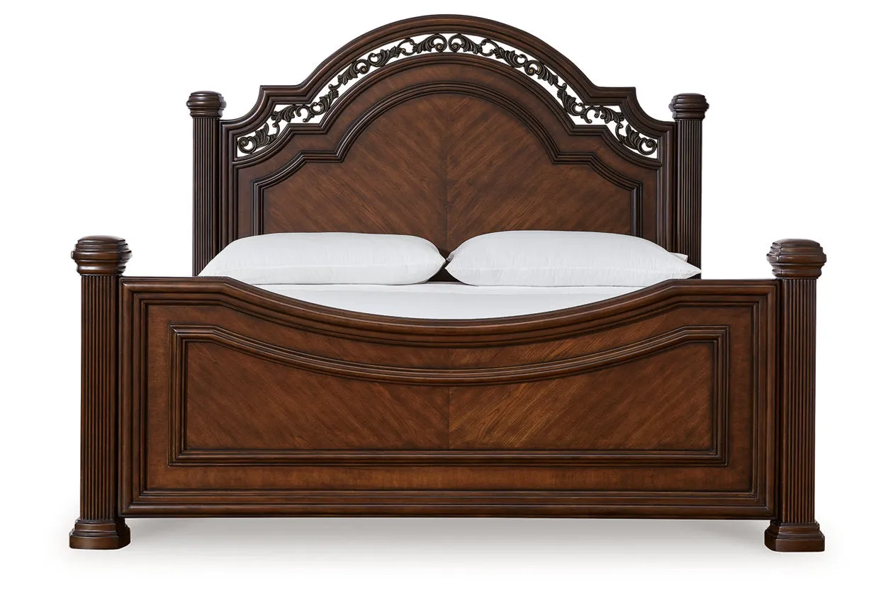 Lavinton Brown Poster Bedroom Set - Image 3