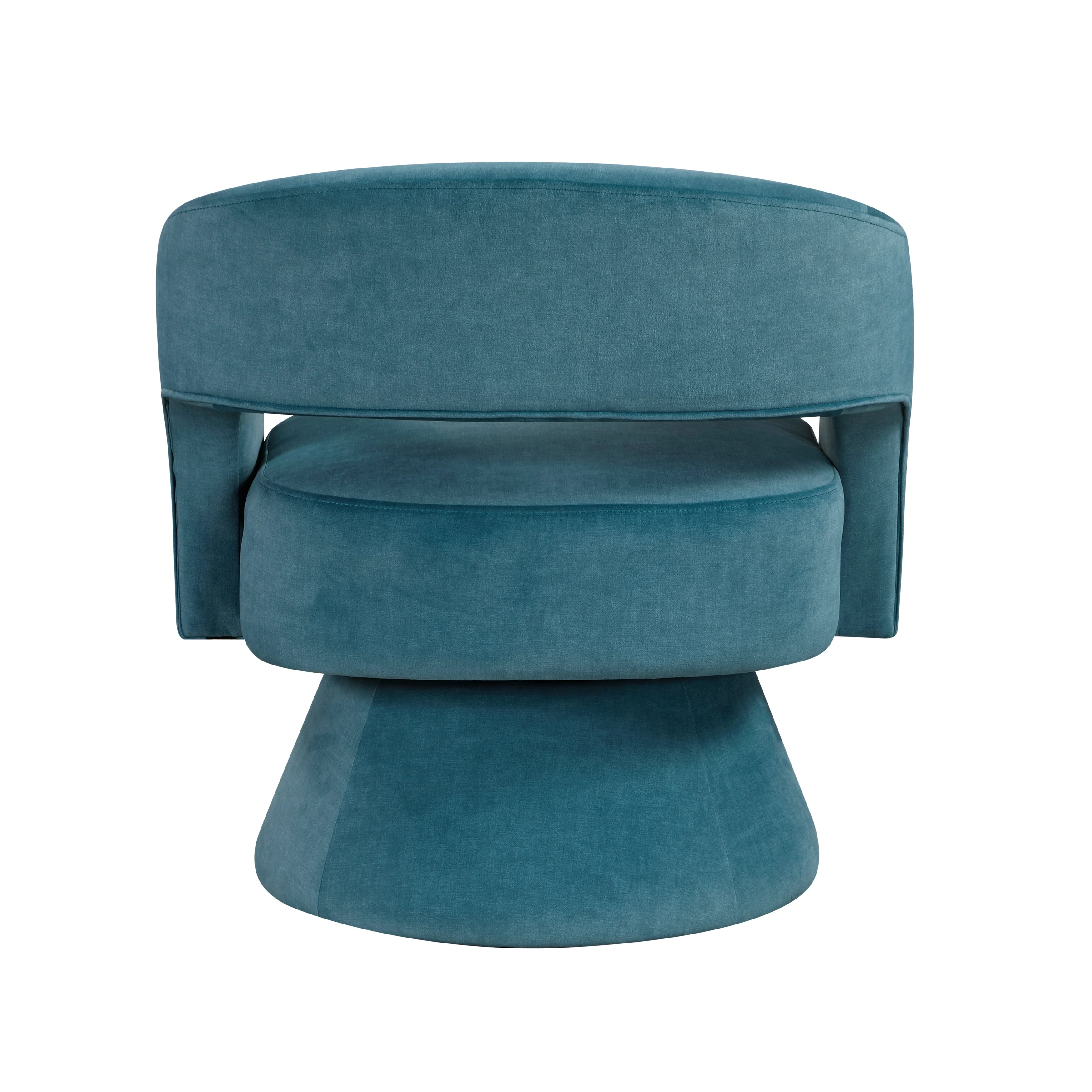 Lavon Dark Teal Swivel Chair - Image 6
