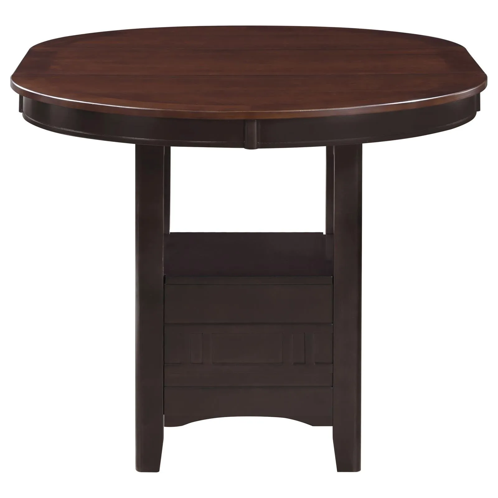 Lavon Light Chestnut and Espresso Counter Height Dining Set - Image 4