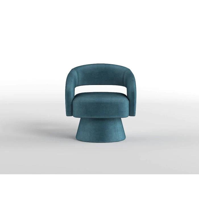 Lavon Taupe Swivel Chair - Image 10