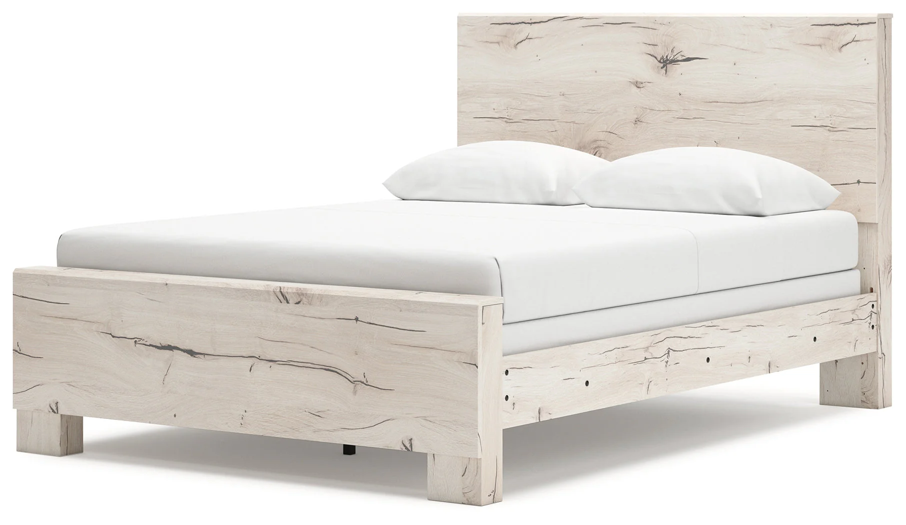 Lawroy Light Natural Queen Panel Bed - Image 2