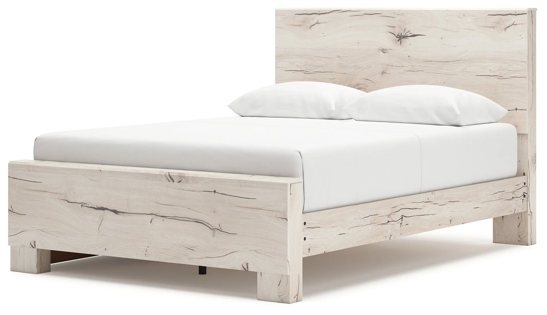 Lawroy Light Natural Queen Storage Platform Bed with 2 Drawers - Image 4