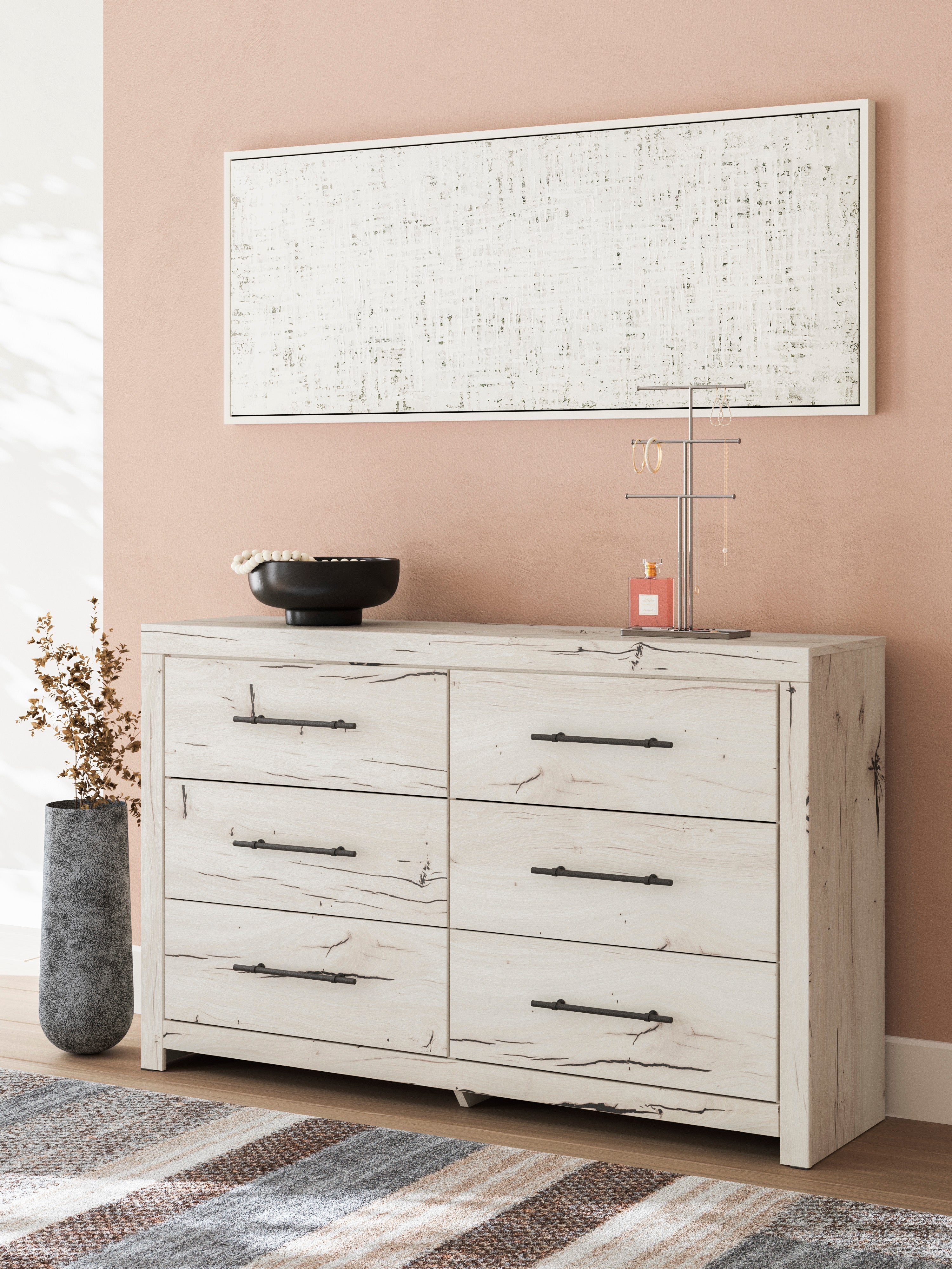 Lawroy Light Natural Storage Panel Bedroom Set with 2 Footboard Drawers - Image 14