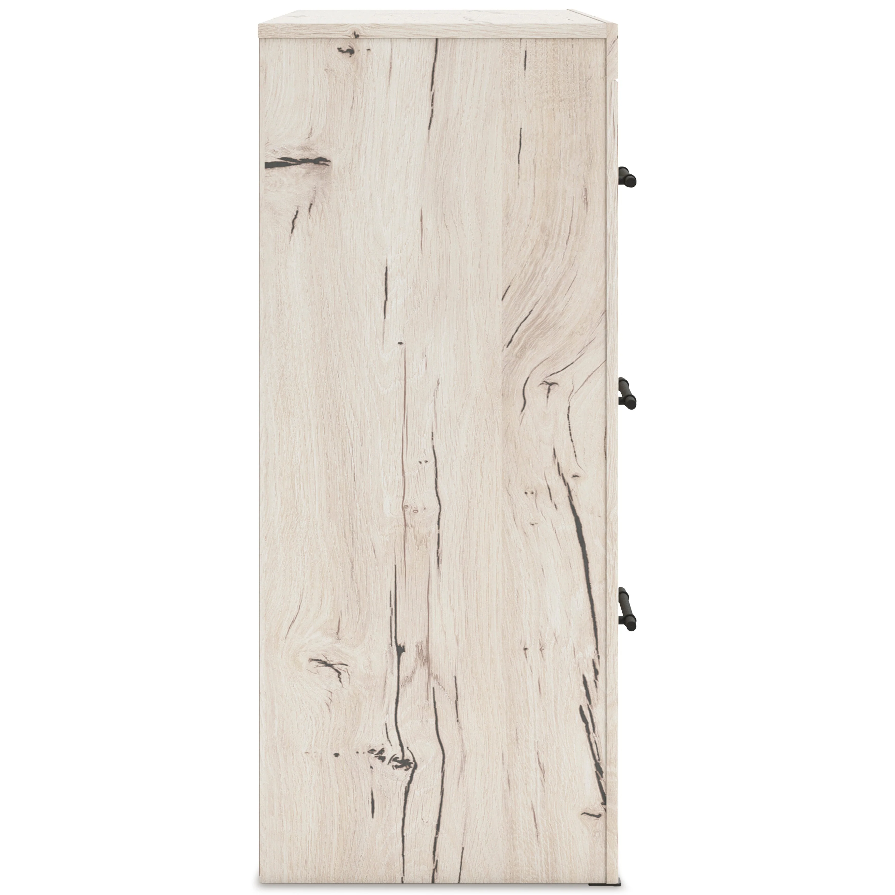 Lawroy Light Natural Storage Panel Bedroom Set with 4 Side Drawers - Image 14