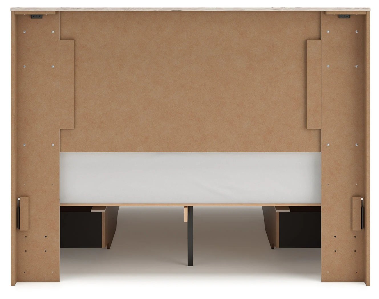 Lawroy Light Natural Storage Panel Bedroom Set with 4 Side Drawers - Image 38