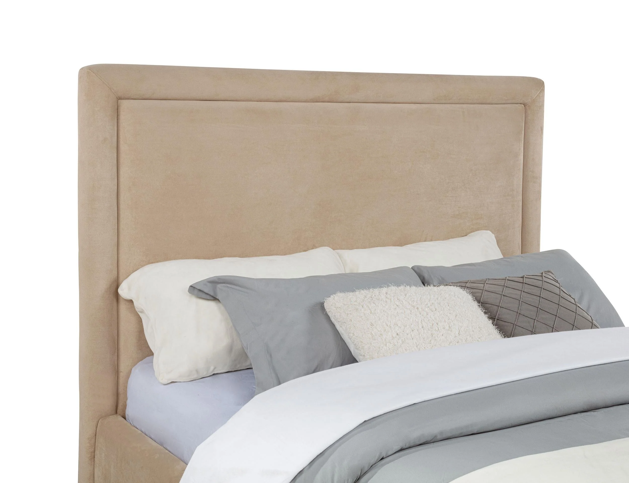 Lawson Light Saddle 55-inch Upholstered Queen Platform Bed - Image 3