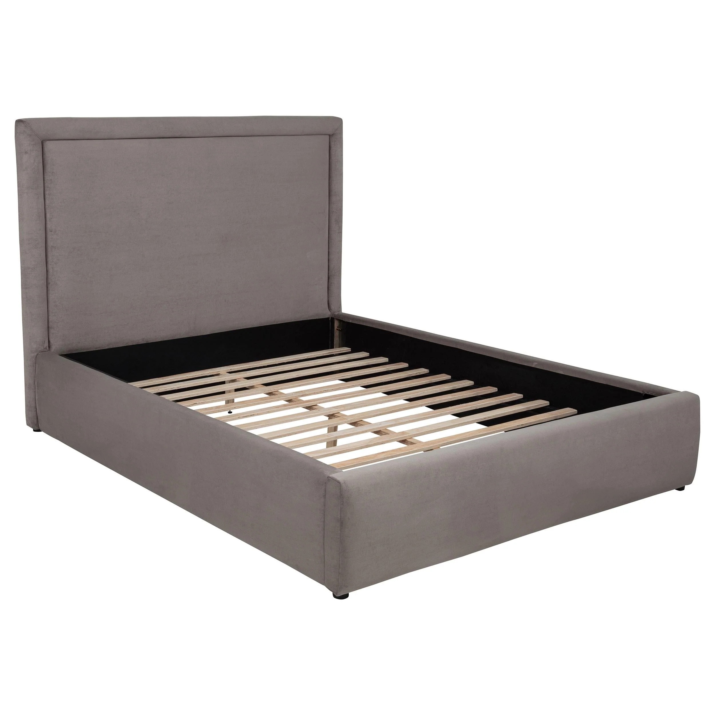 Lawson Mushroom 55-inch Upholstered Full Panel Platform Bed - Image 7