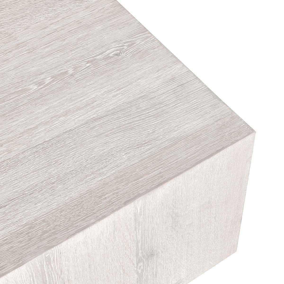 Layne Coffee Table with Casters - Milk White - Image 3