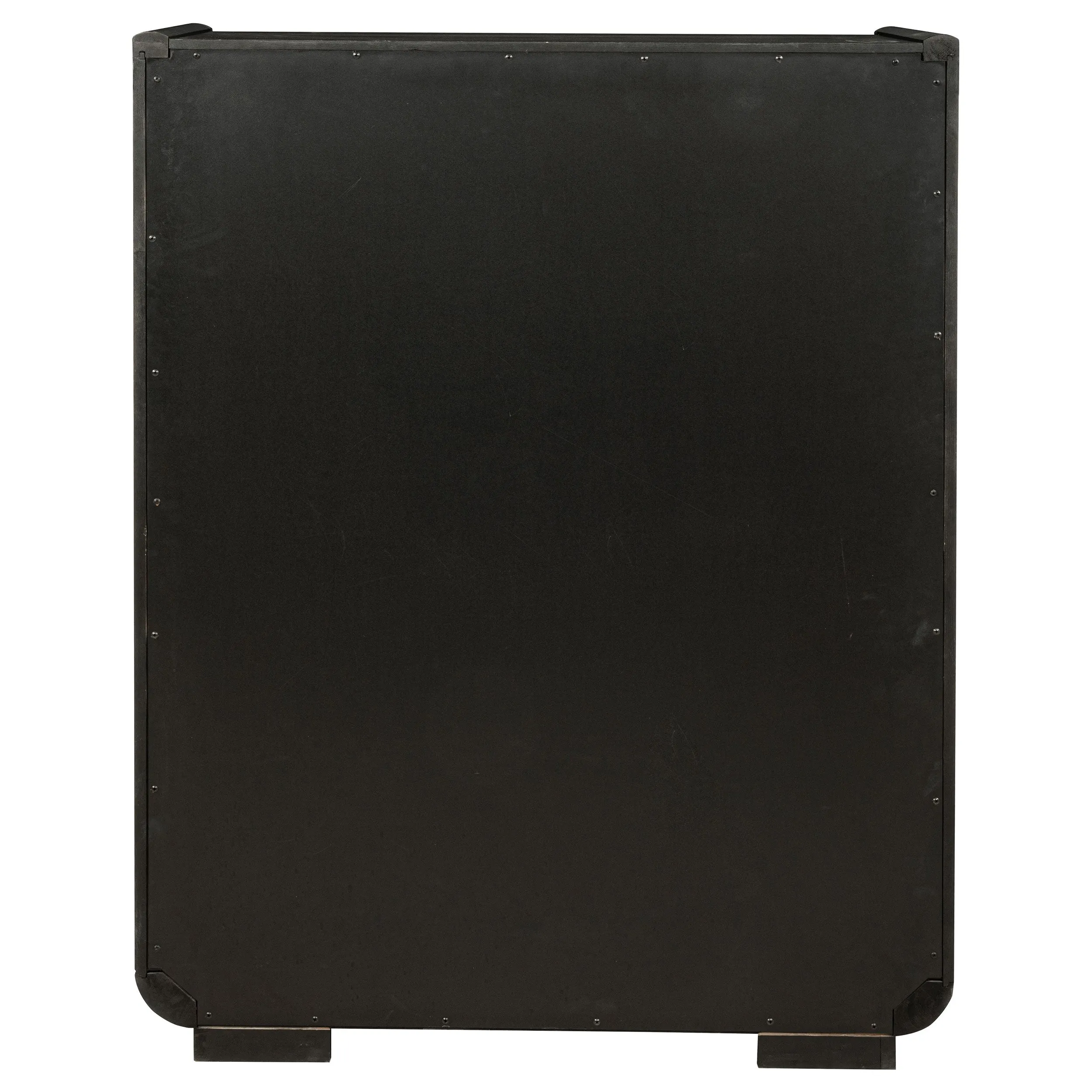 Leandro Burnished Black 5-drawer Bedroom Chest of Drawers - Image 6