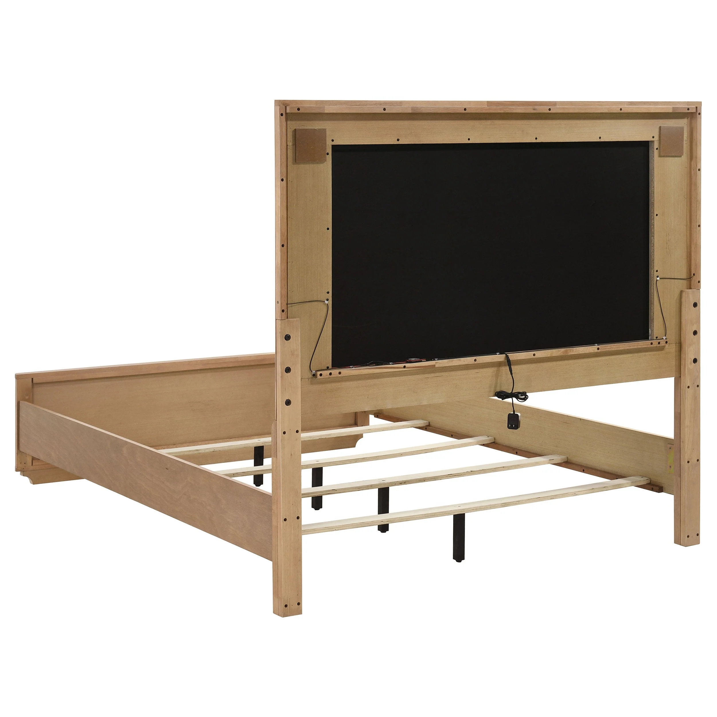 Leanne Light Oak 4-piece Queen Bedroom Set - Image 3
