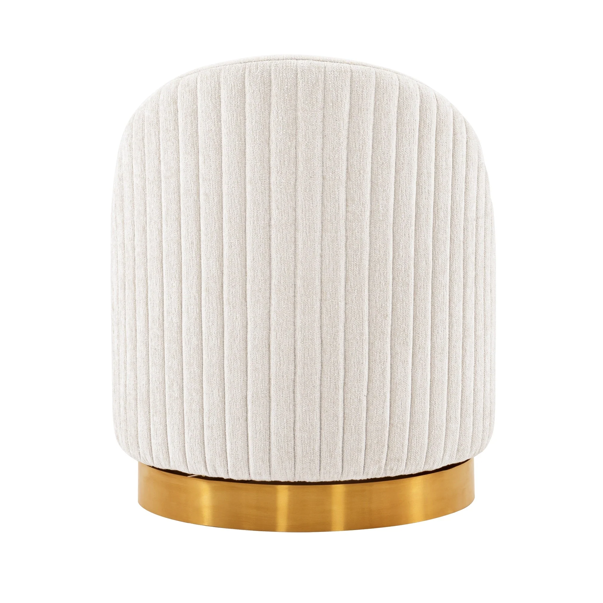 Leela Swivel Accent Chair in Cream (set of 2) - Image 7