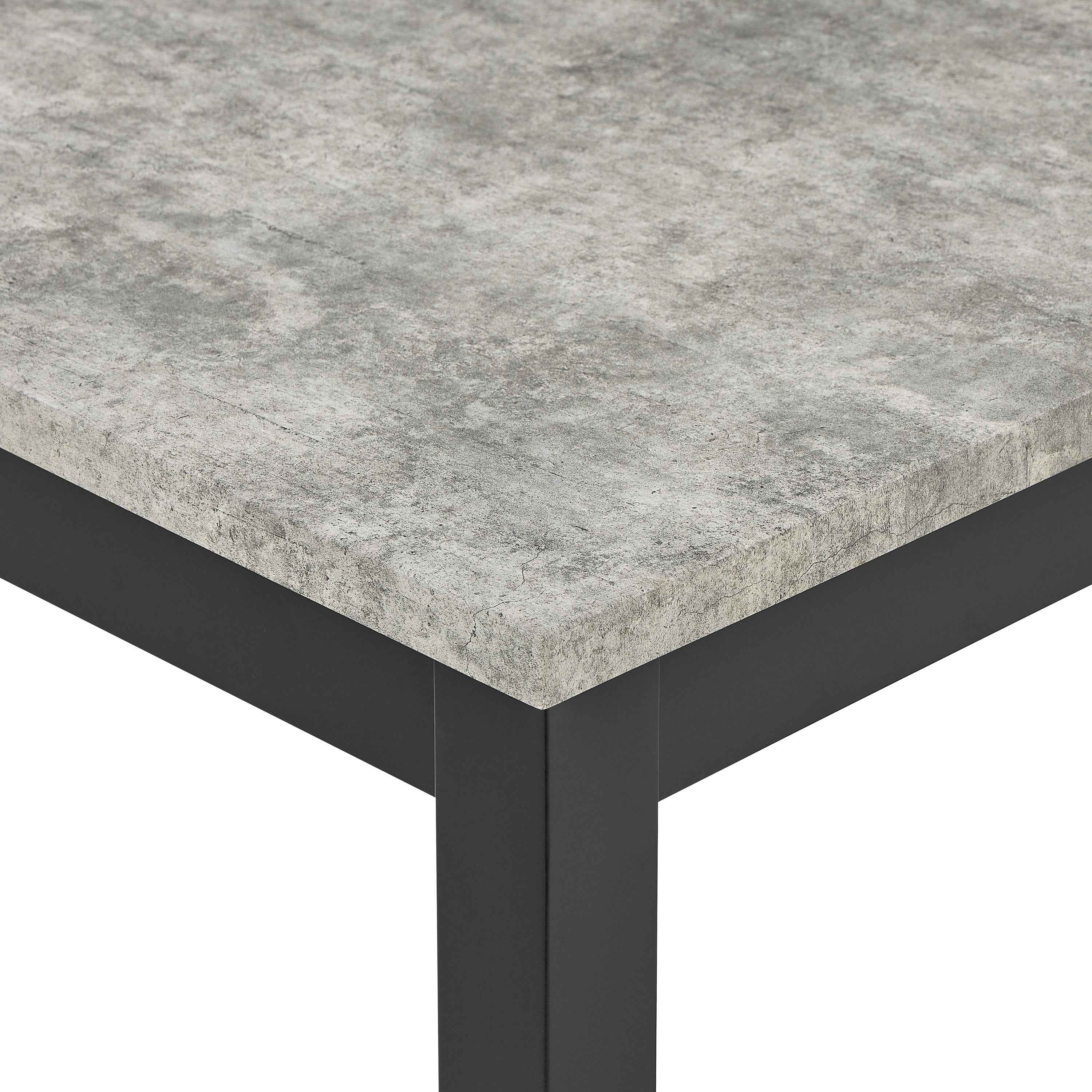 Lennon Black/Concrete 5-Piece Counter Height Set - Image 3