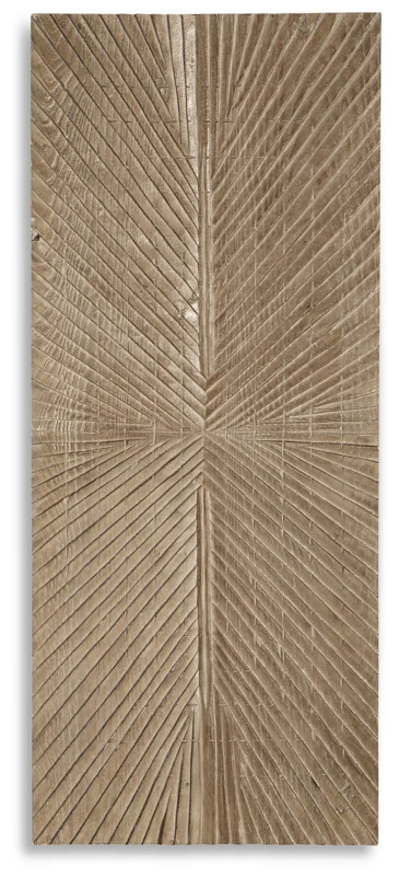 Lenora Distressed Brown Wall Decor - Image 2