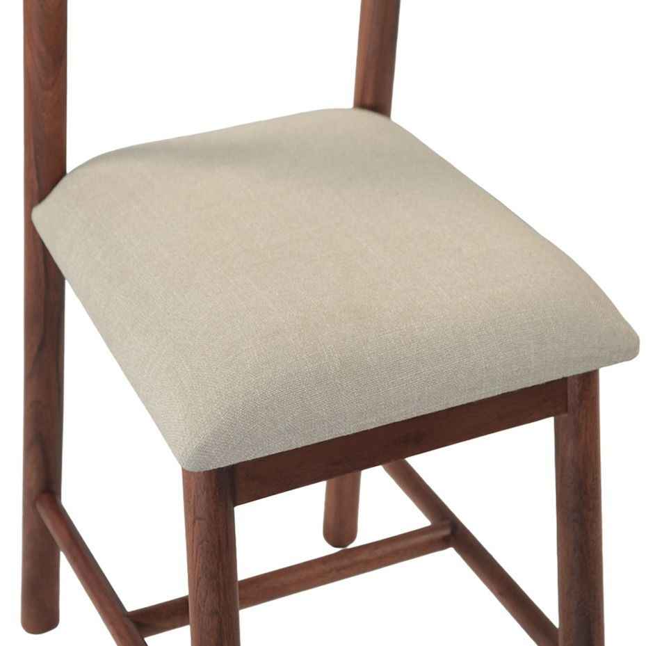 Lenox 18" Upholstered Dining Chair in Walnut - Image 4