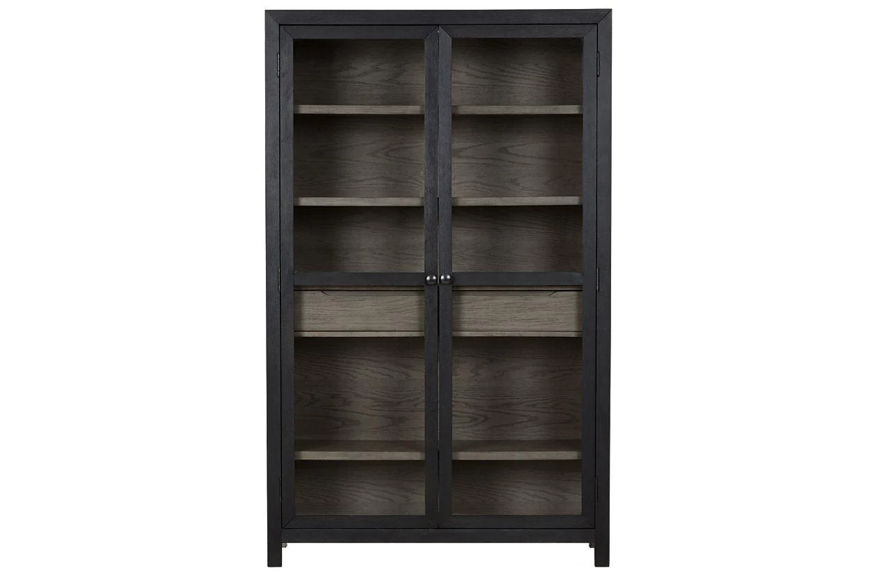 Lenston Black/Gray Accent Cabinet - Image 3