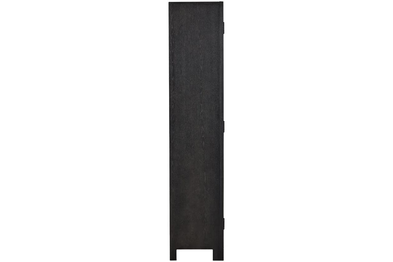 Lenston Black/Gray Accent Cabinet - Image 4