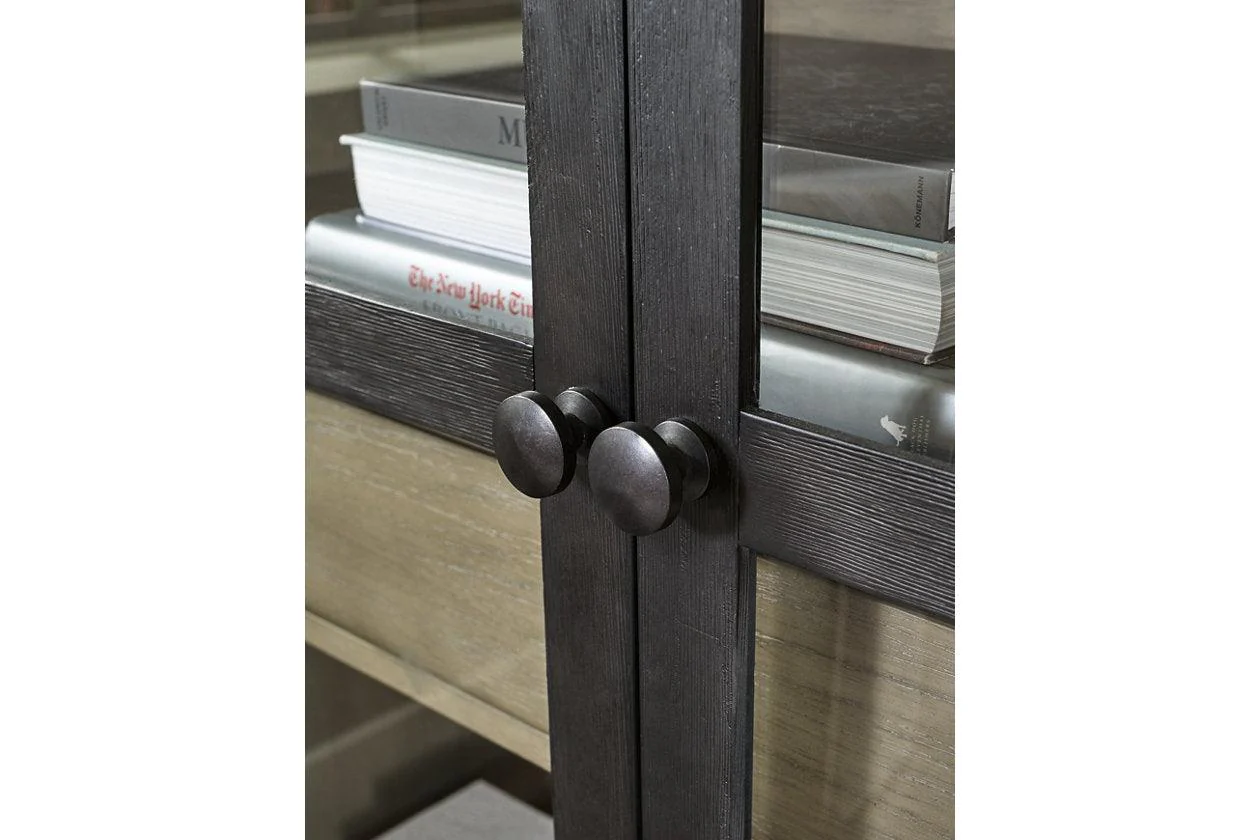 Lenston Black/Gray Accent Cabinet - Image 5