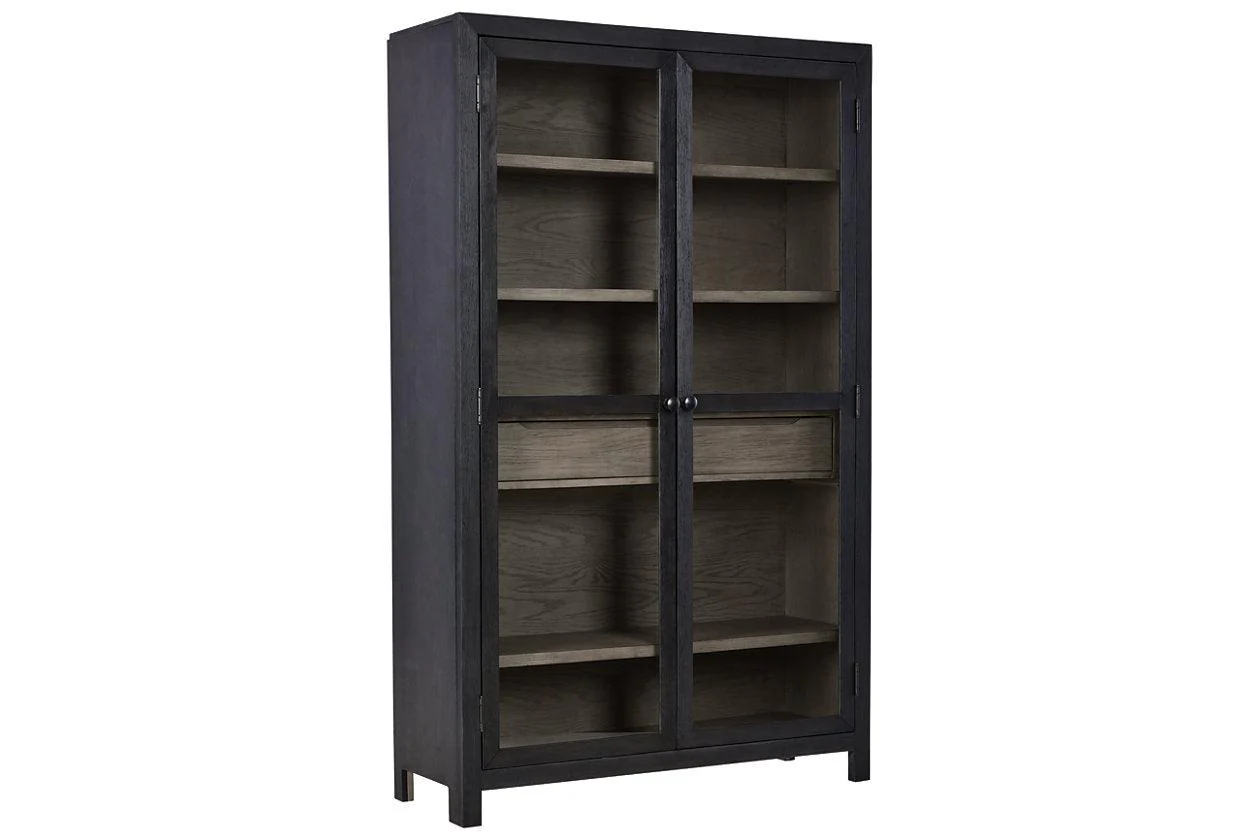 Lenston Black/Gray Accent Cabinet - Image 6