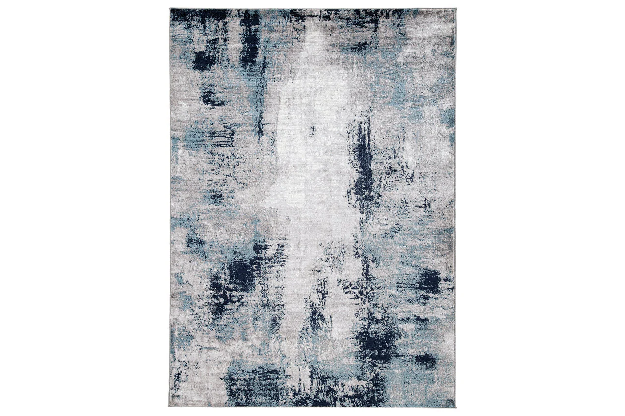Leonelle Cream/Blue/Gray Large Rug - Image 2