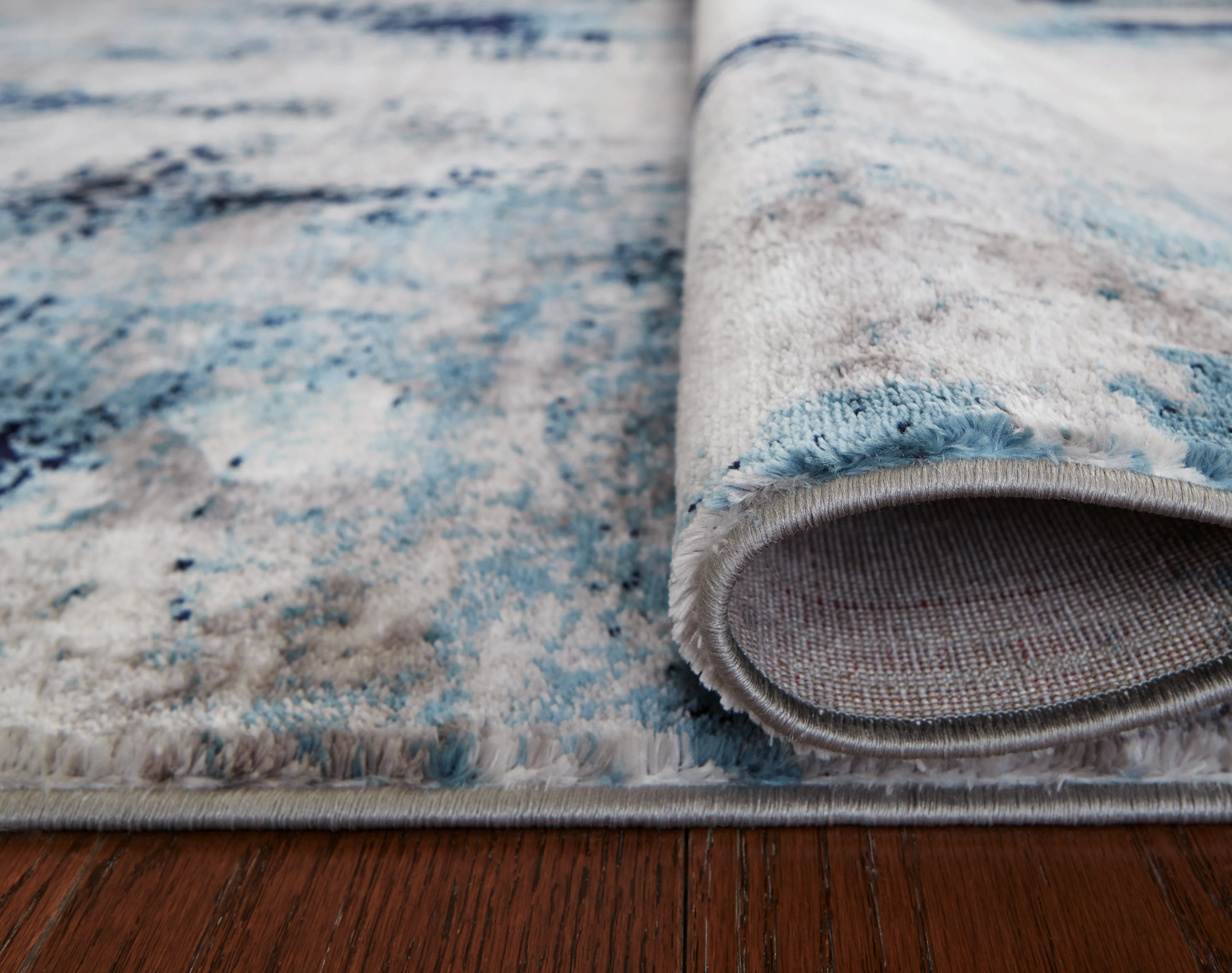 Leonelle Cream/Blue/Gray Medium Rug - Image 7