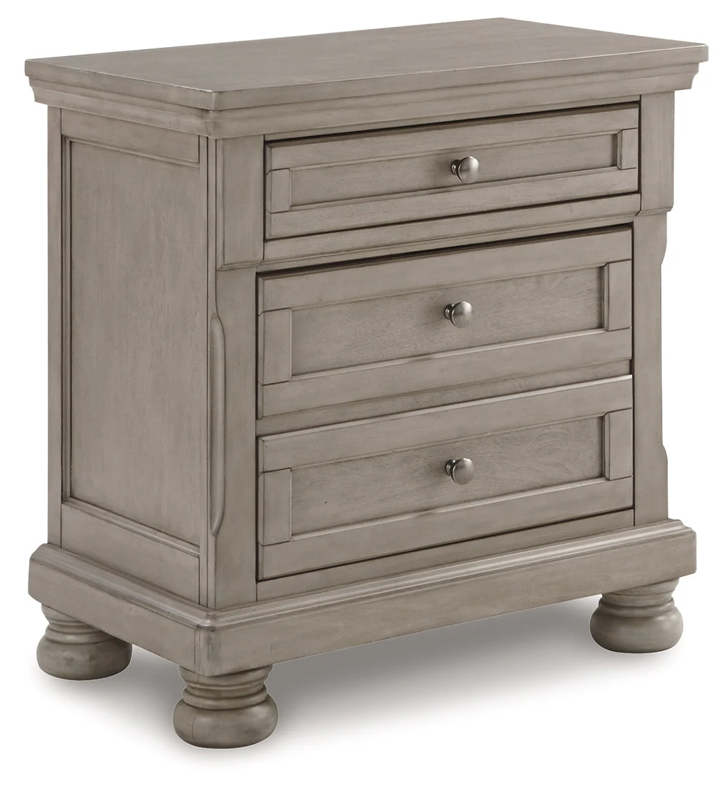 Lettner Light Gray Panel Bedroom Set - Image 10