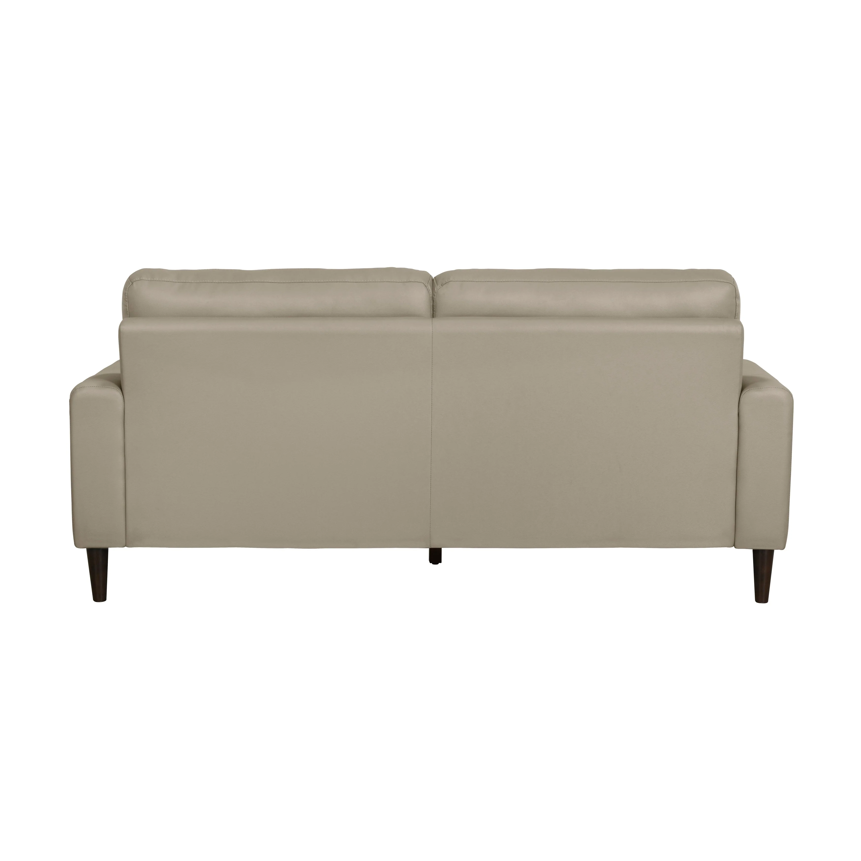 Lewes Latte Leather Living Room Set - Image 5