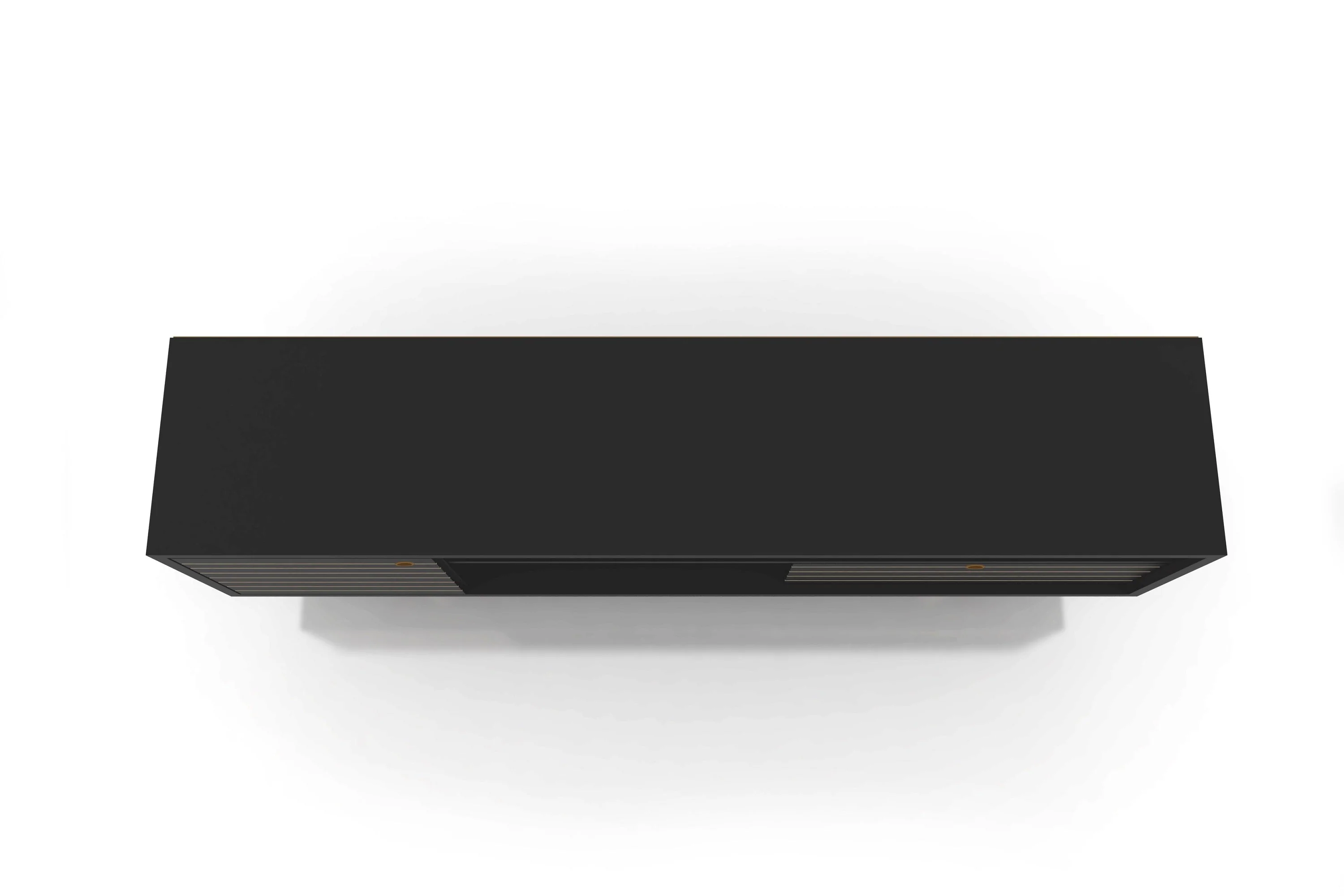 Liberty 70.86" Mid-Century Modern TV Stand in Black - Image 7