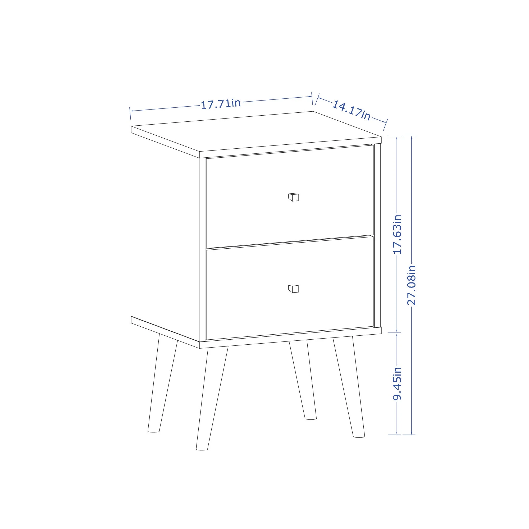 Liberty Nightstand 2.0 in Black - Image 3
